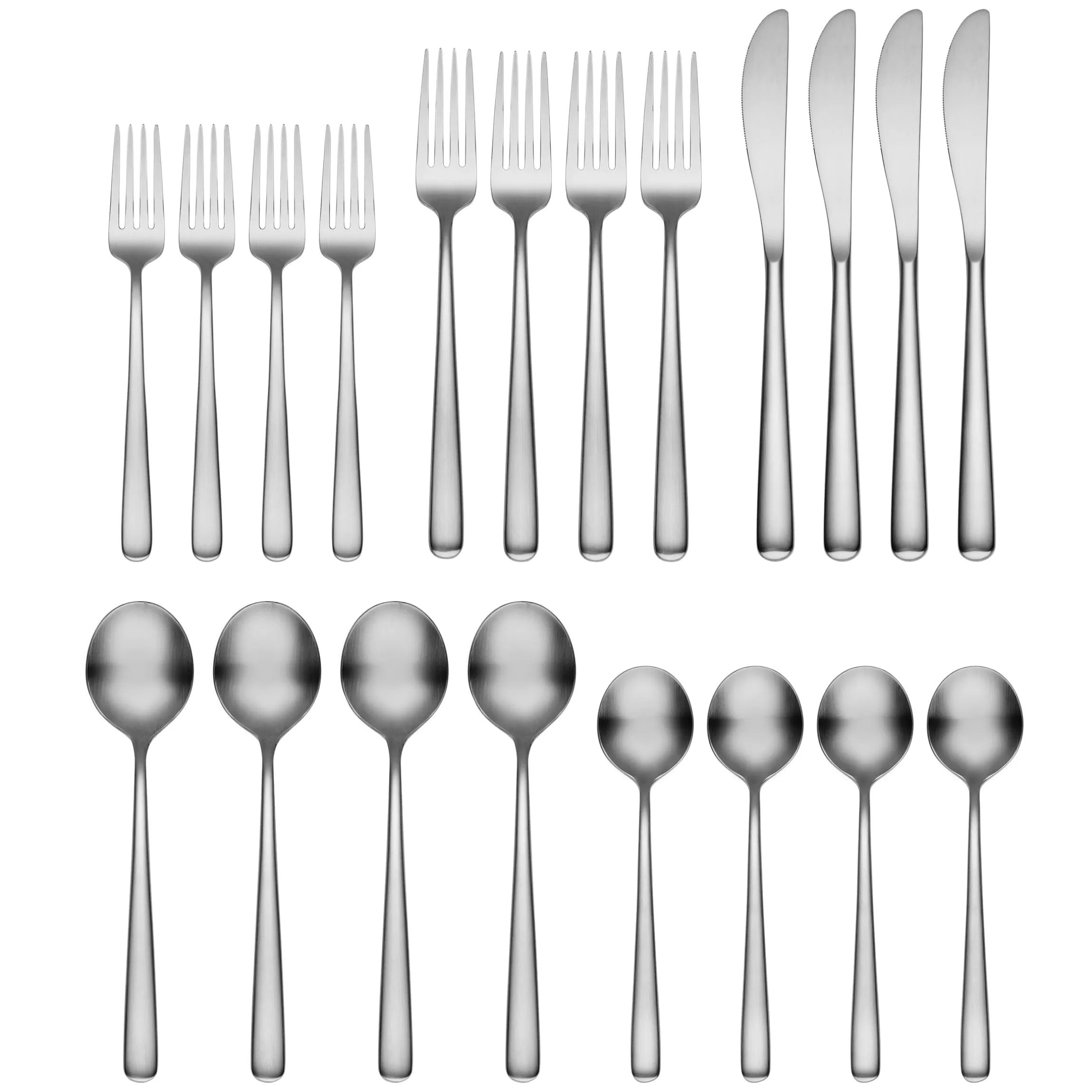 Lorenn Satin 20-Piece Flatware Set