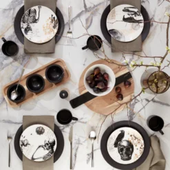 LX Collective Tray with 3 Dip Bowls