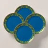 LX Remix Blue Accent Plates, Set of 4