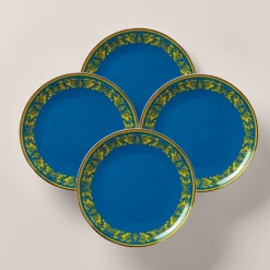 LX Remix Blue Accent Plates, Set of 4