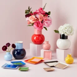 Make It Pop Cool Blue Bouquet Vase