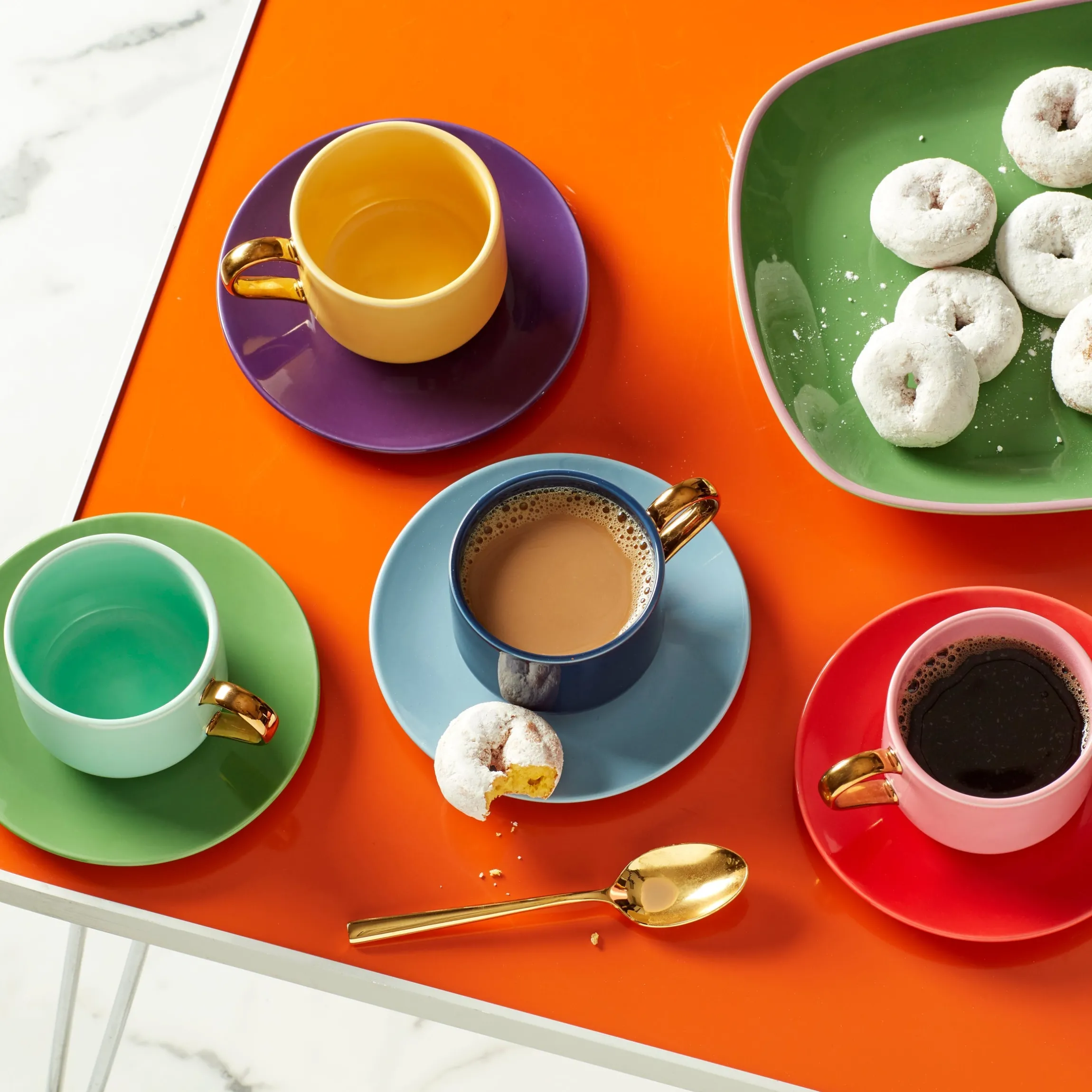 Make It Pop 8-Piece Cup & Saucer Set