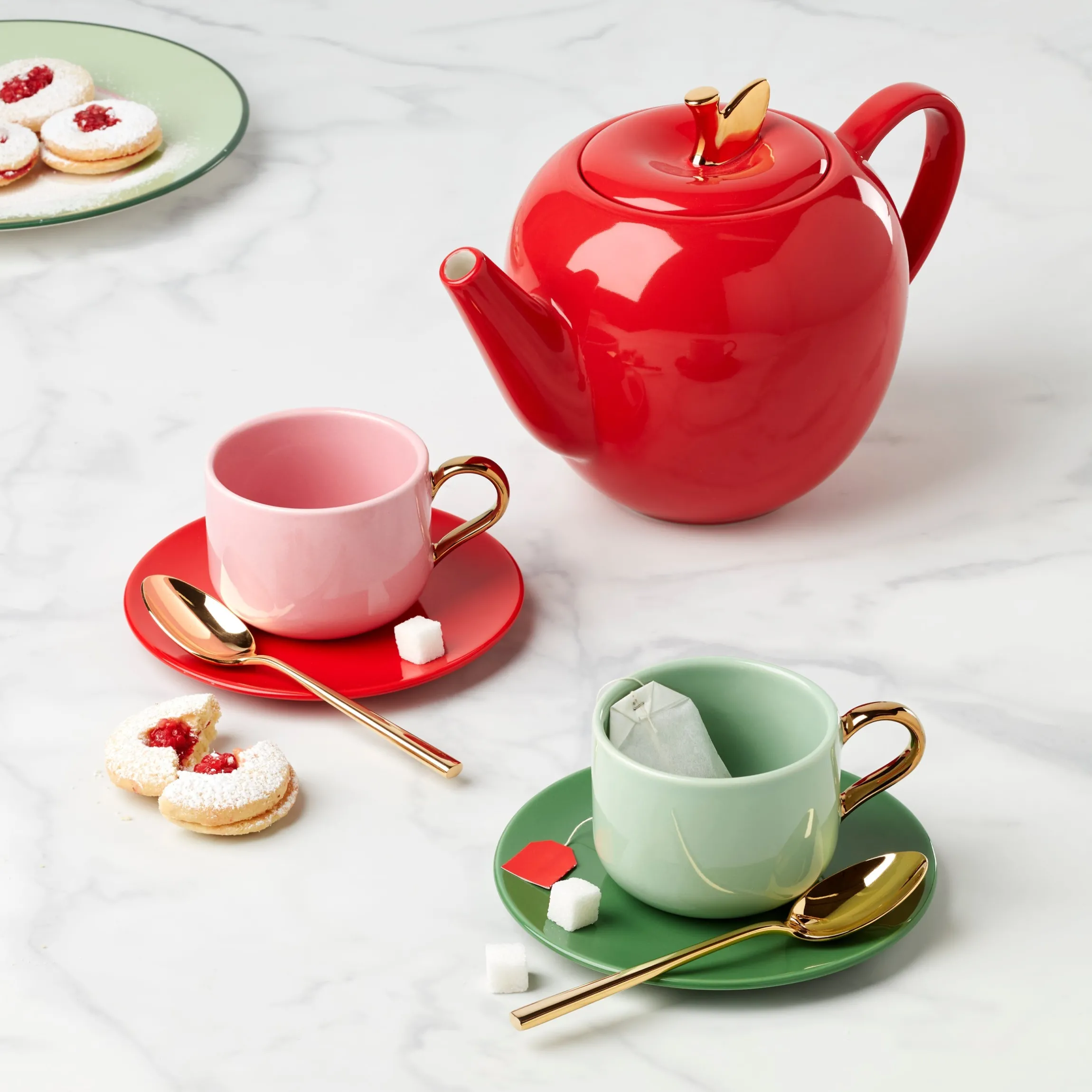 Make It Pop 8-Piece Cup & Saucer Set