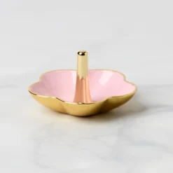 Make It Pop Pink Metal Ring Dish