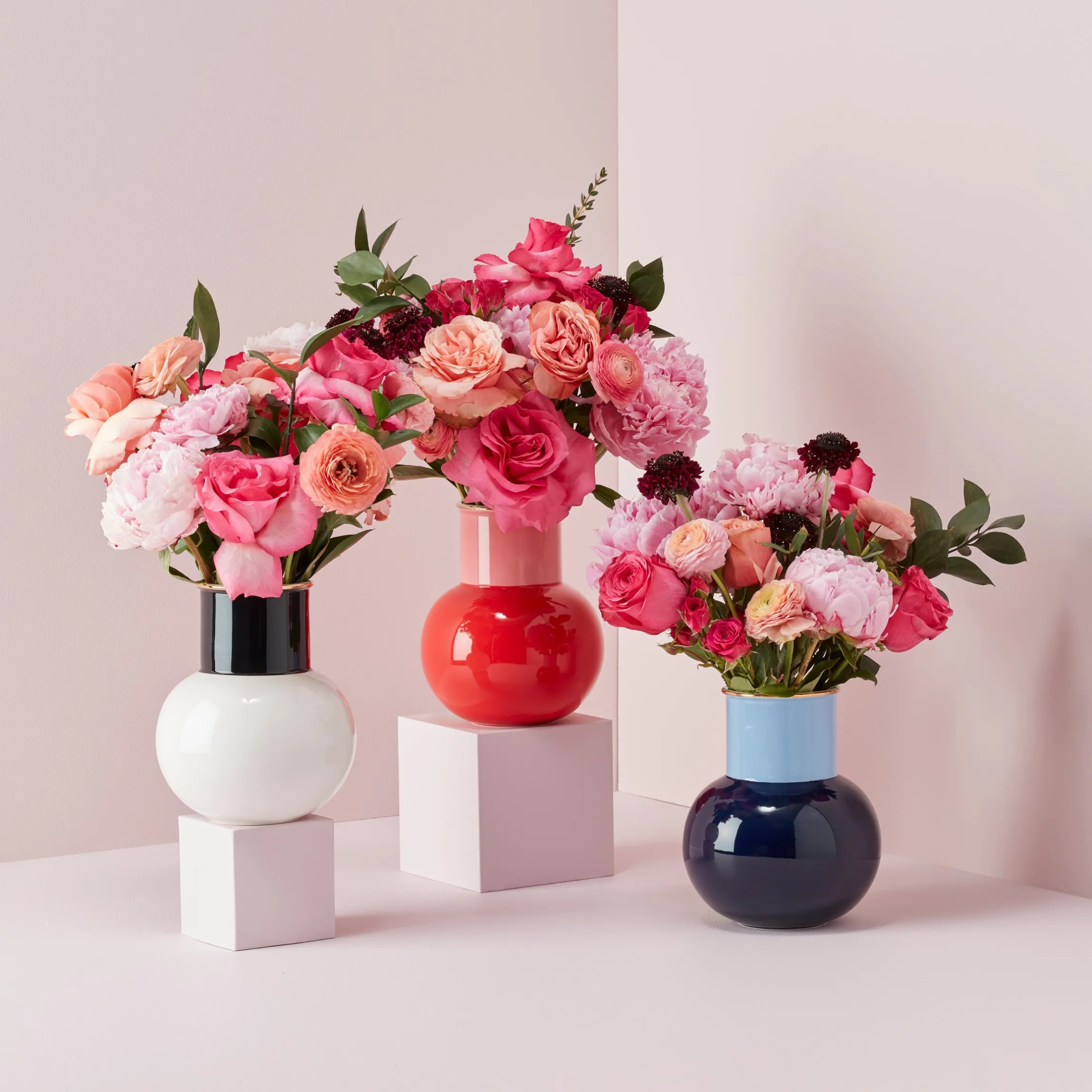 Make It Pop Warm Red Bouquet Vase