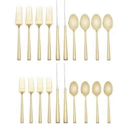 Malmo Gold 20-Piece Flatware Set