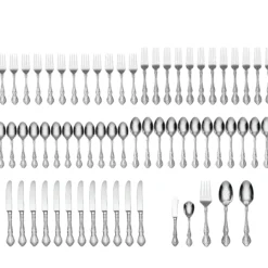Mandolina 65-Piece Flatware Set