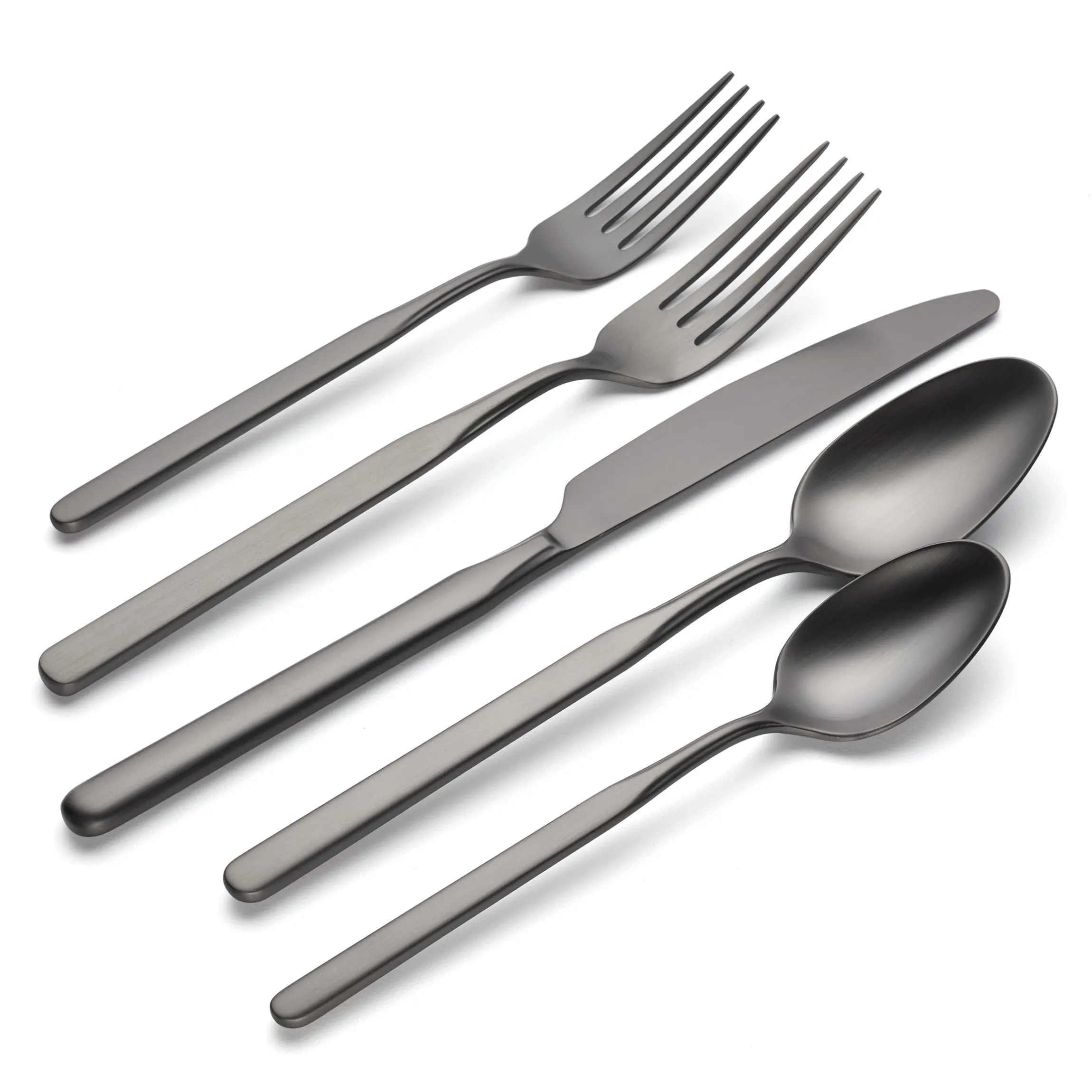 Mercer Gunmetal 5-Piece Place Setting