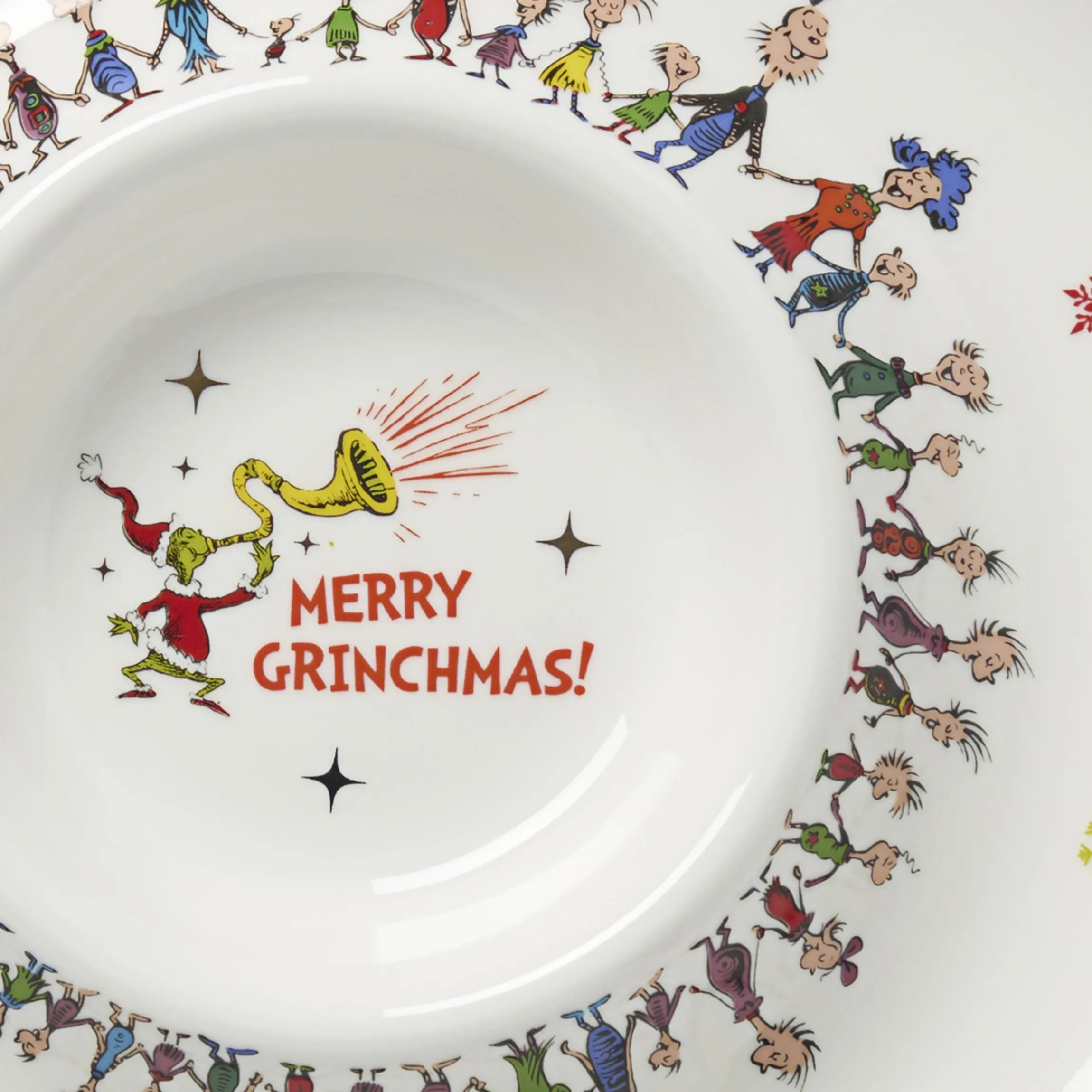Merry Grinchmas Chip & Dip Bowl