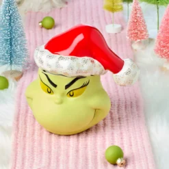 Merry Grinchmas Covered Candy Jar