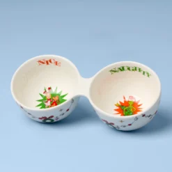 Merry Grinchmas Naughty or Nice Double Dip Bowl