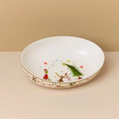 Merry Grinchmas Oval Serving Bowl