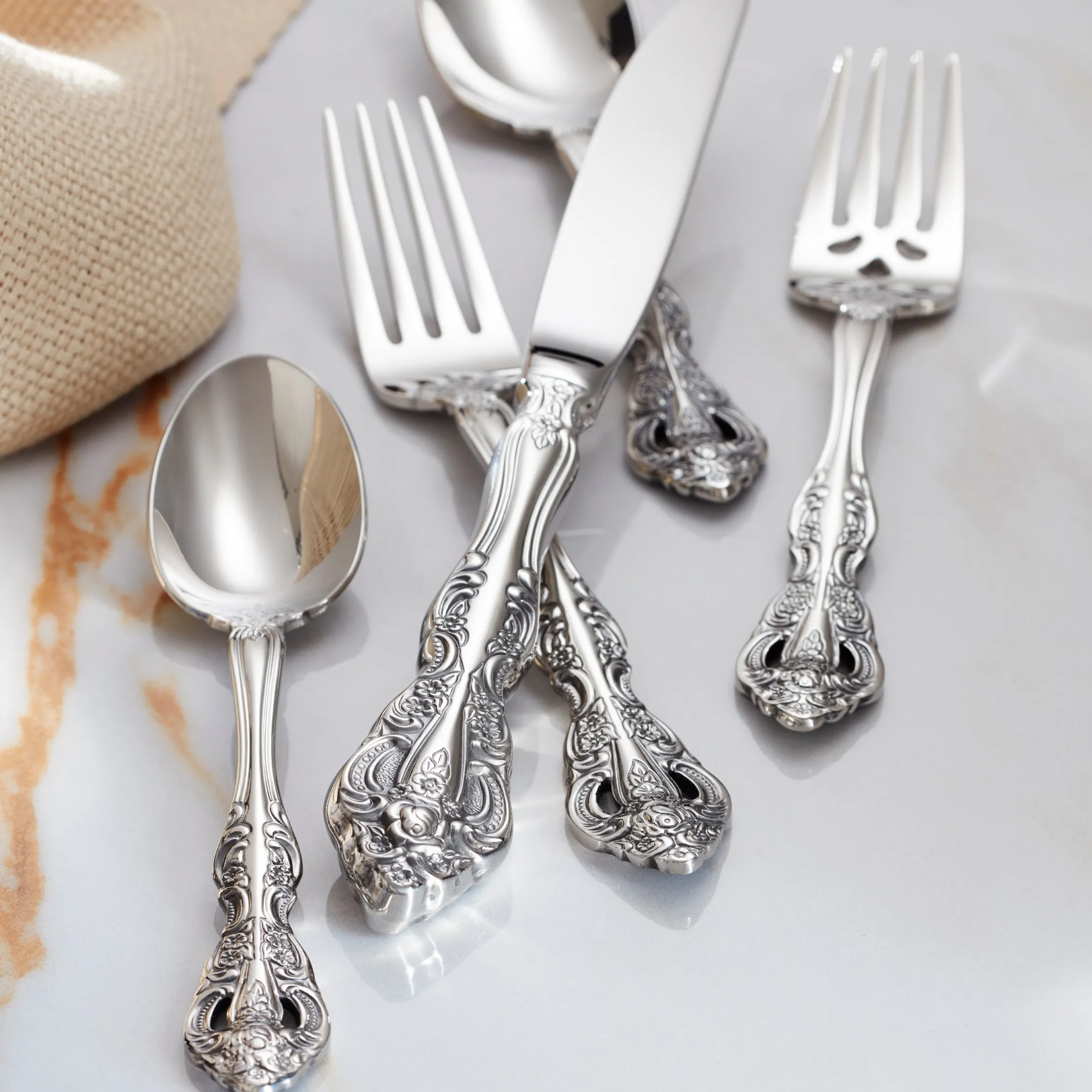 Michelangelo 45-Piece Flatware Set