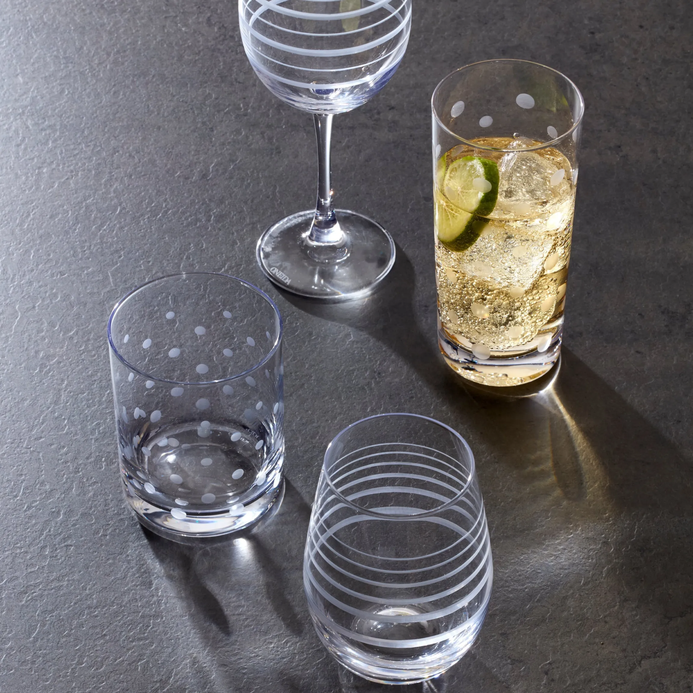 Mingle Double Old-Fashioned Glasses, Set of 4