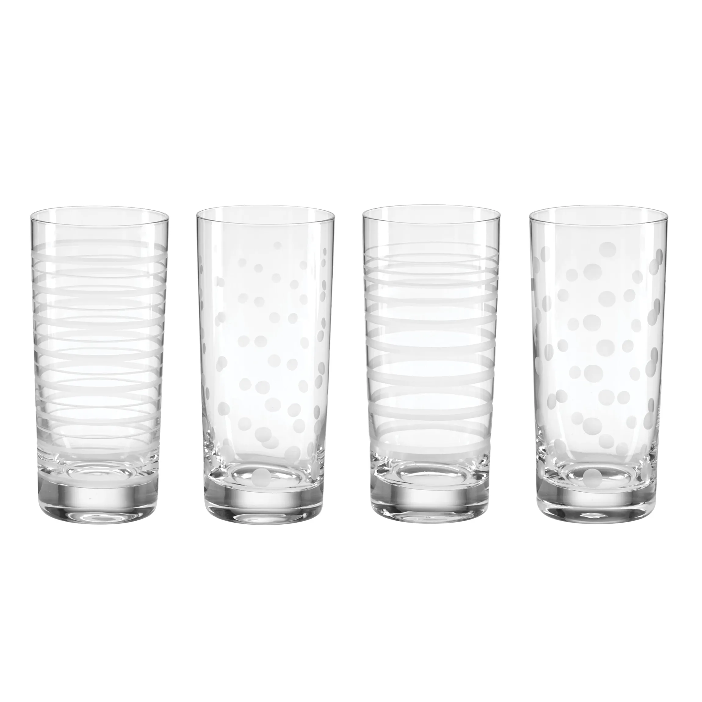 Mingle Highball Glasses, Set of 4