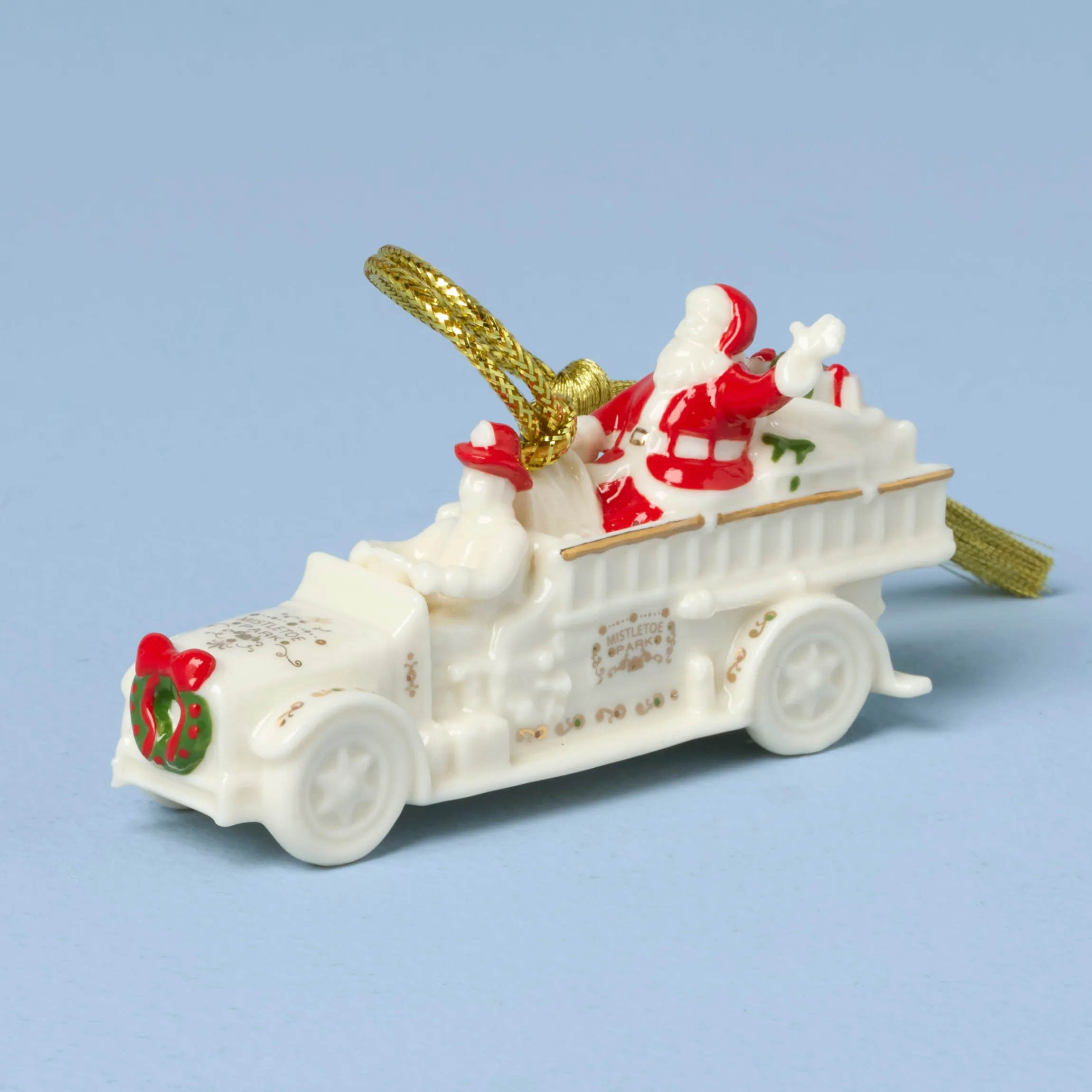 Mistletoe Park Fire Truck Ornament