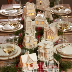 Mistletoe Park Victorian House Lit Figurine