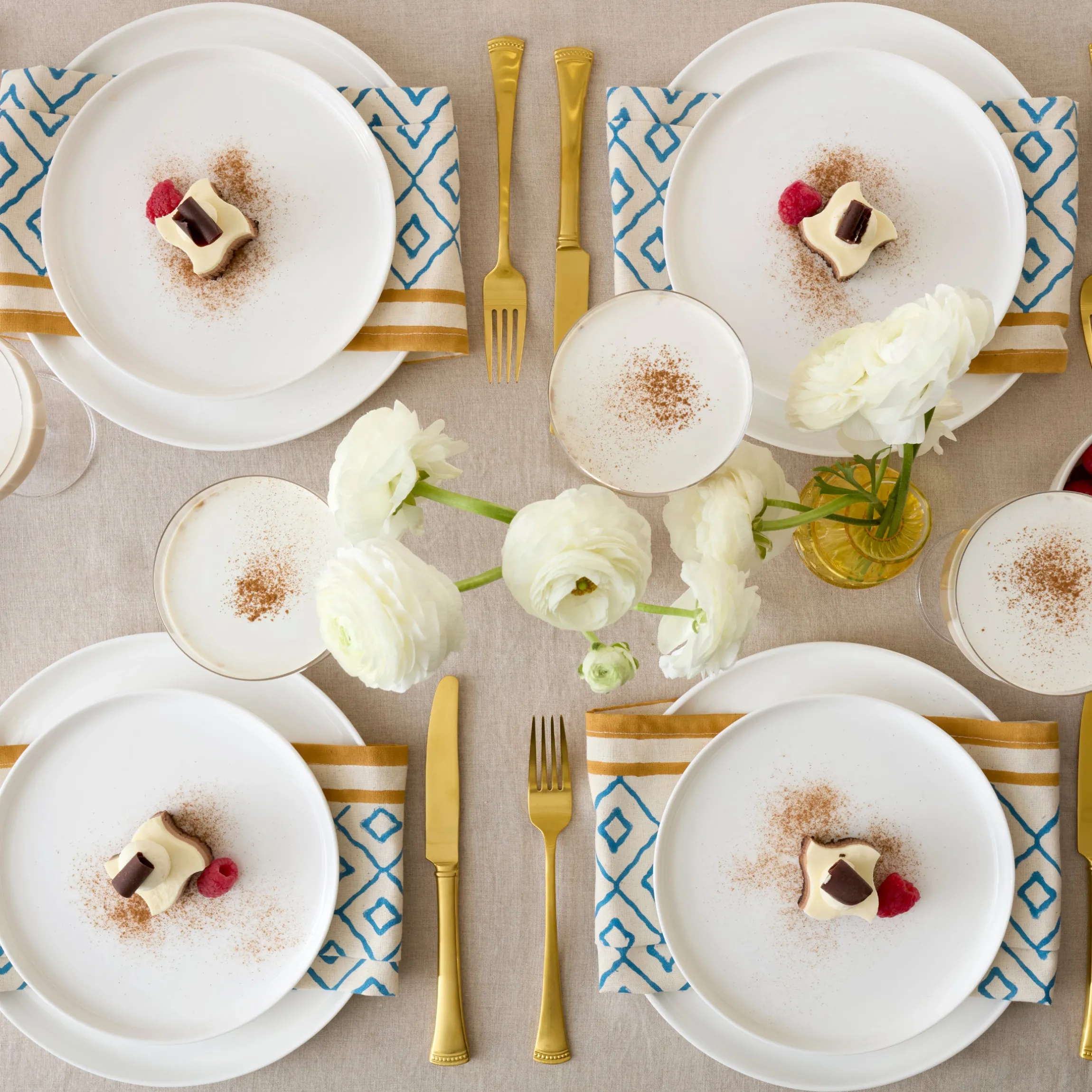 Modern White 18-Piece Dinnerware Set