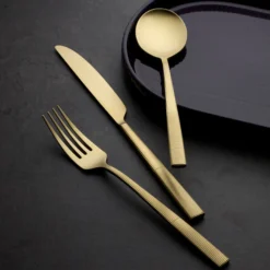 Modulus Champagne Satin 20-Piece Flatware Set