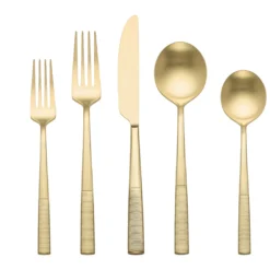 Modulus Champagne Satin 20-Piece Flatware Set