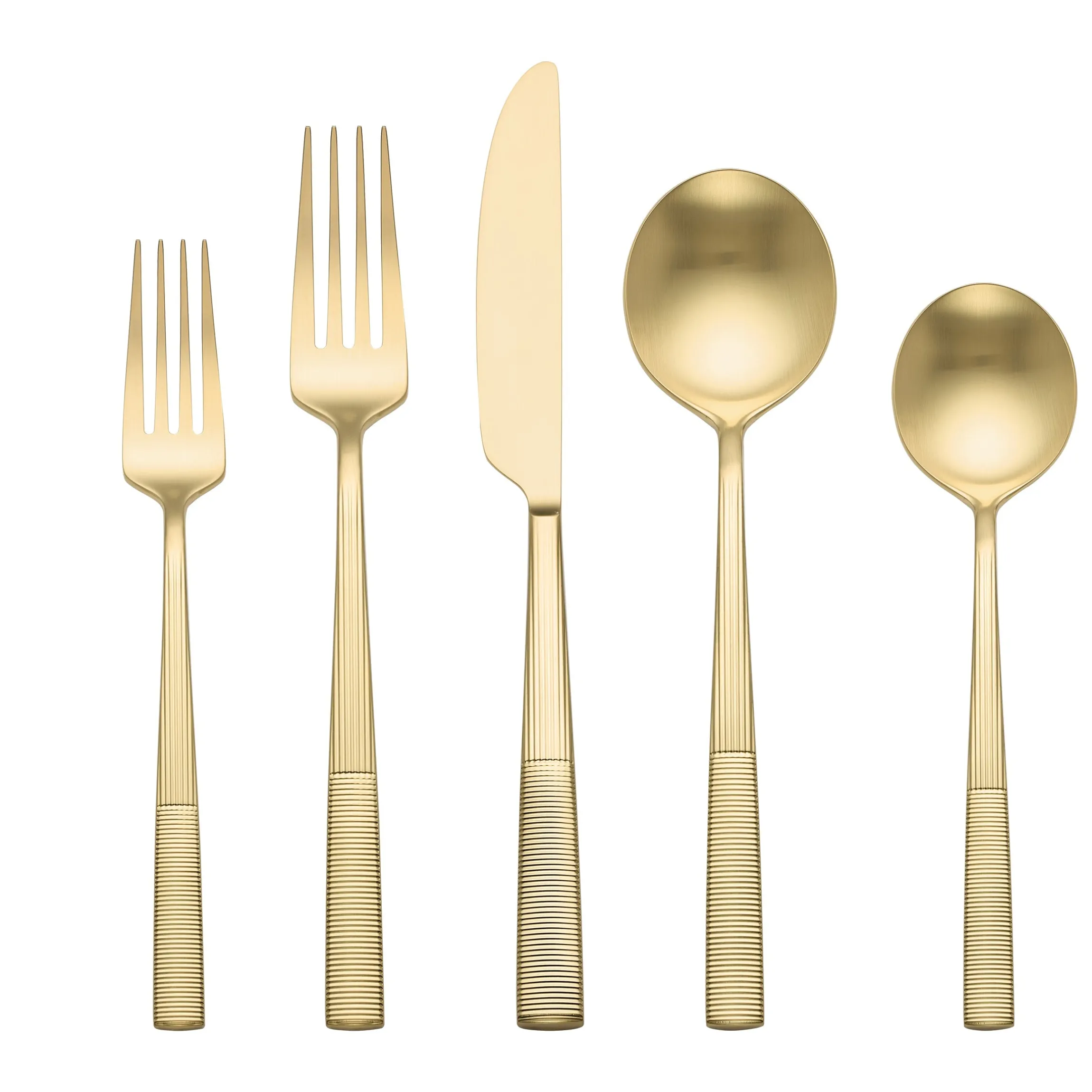 Modulus Champagne Satin 20-Piece Flatware Set