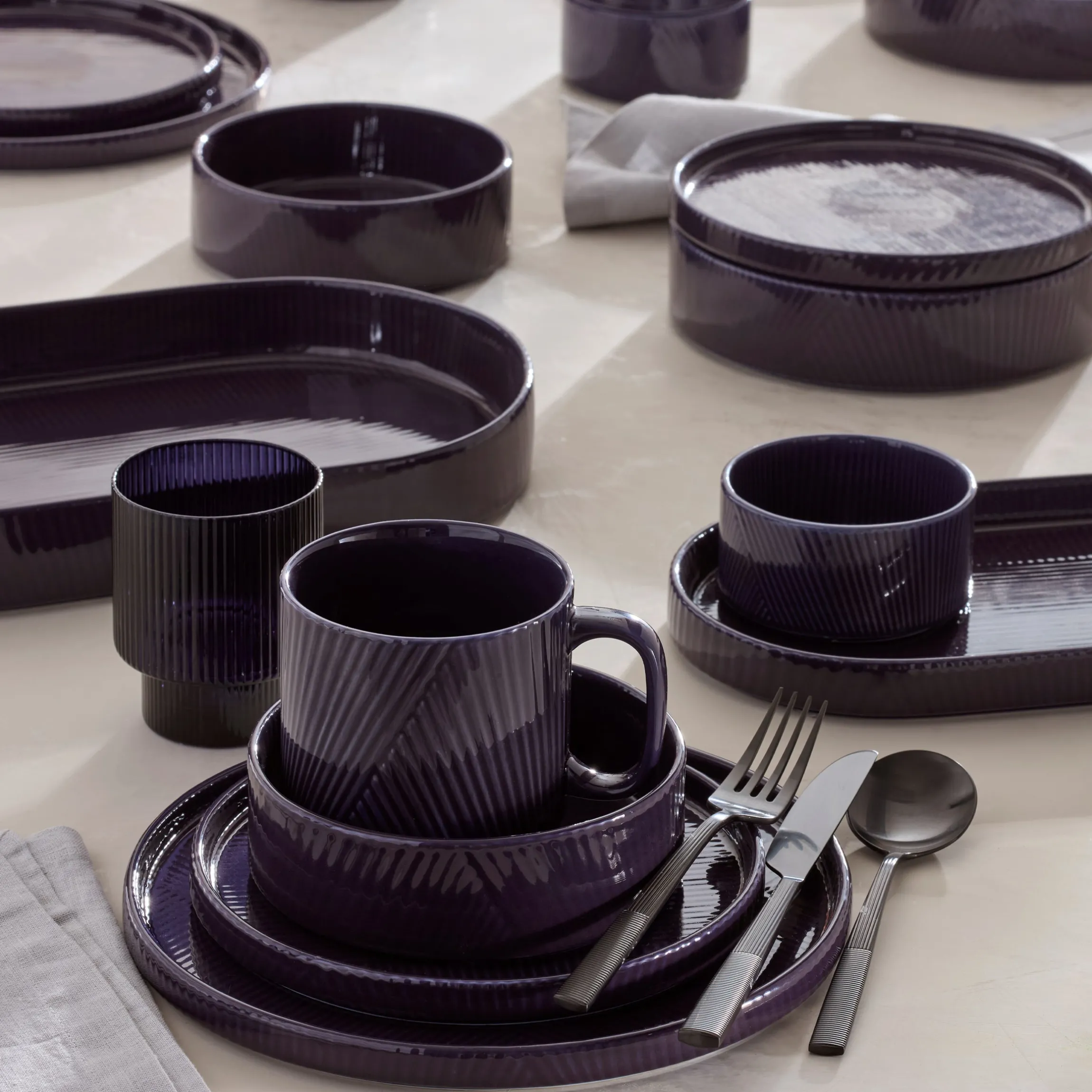 Modulus Nightshade Mugs, Set of 4
