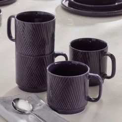 Modulus Nightshade Mugs, Set of 4
