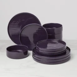 Modulus Nightshade 12-Piece Dinnerware Set