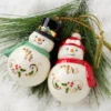 Mr & Mrs Snowman Ornaments