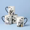 Nightmare Before Christmas Mugs, Set of 4