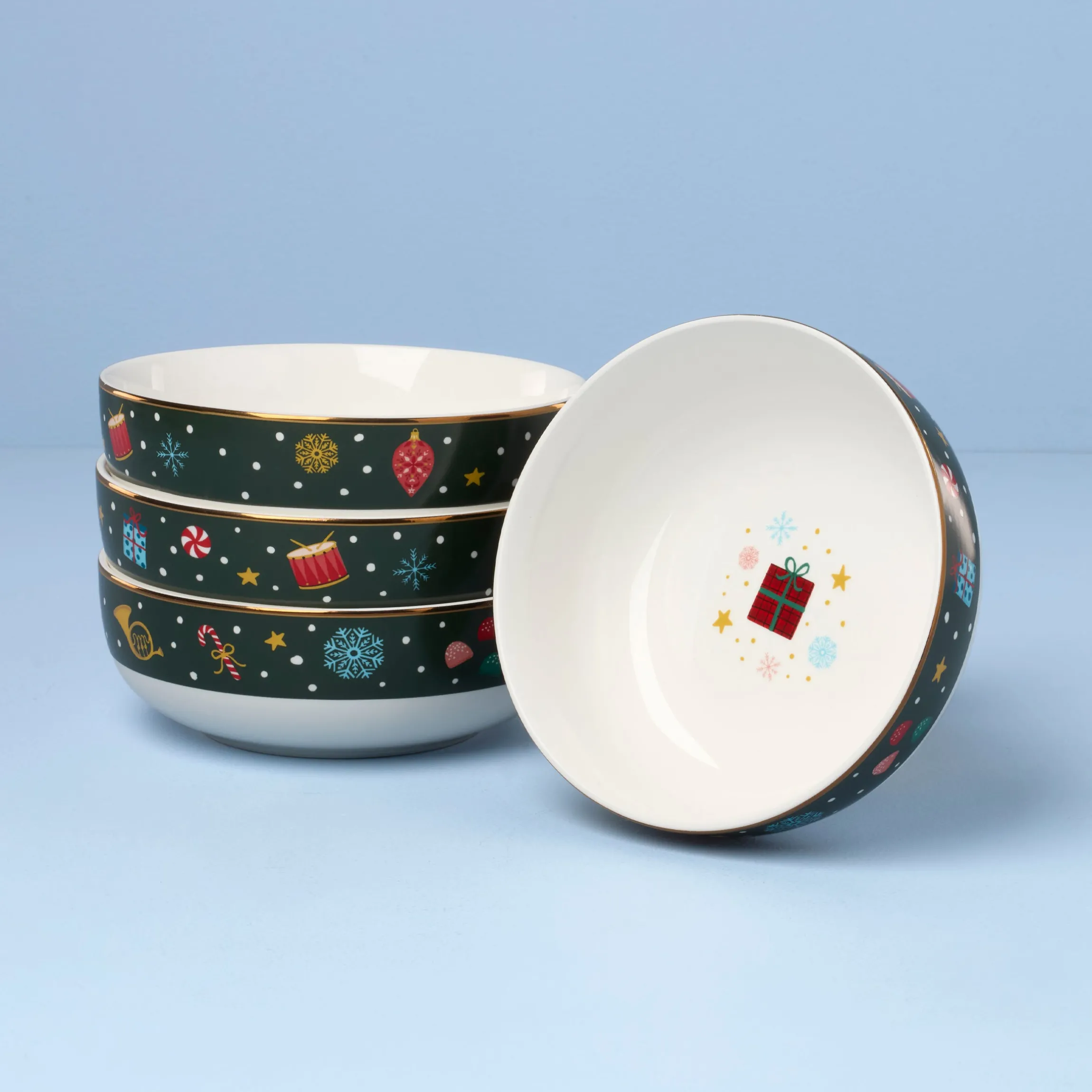 Nutcracker Ballet All Purpose Bowls, Set of 4