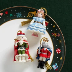 Nutcracker Ballet 3-Piece Ornament Set