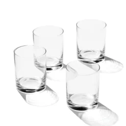 5 O'Clock Double Old-Fashioned Glasses, Set of 4