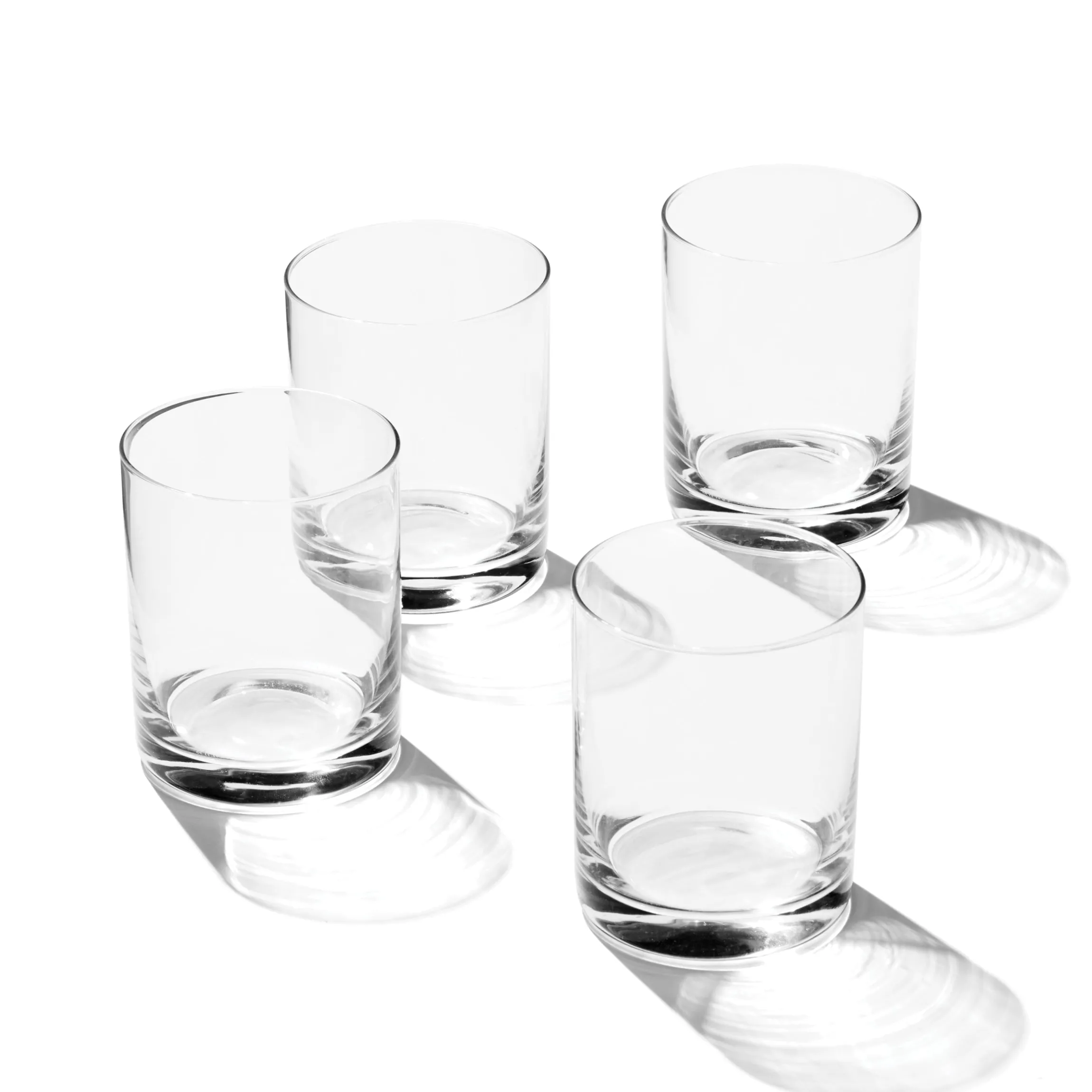 5 O'Clock Double Old-Fashioned Glasses, Set of 4