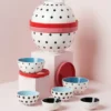 On The Spot 8-Piece Nesting Dinnerware Set