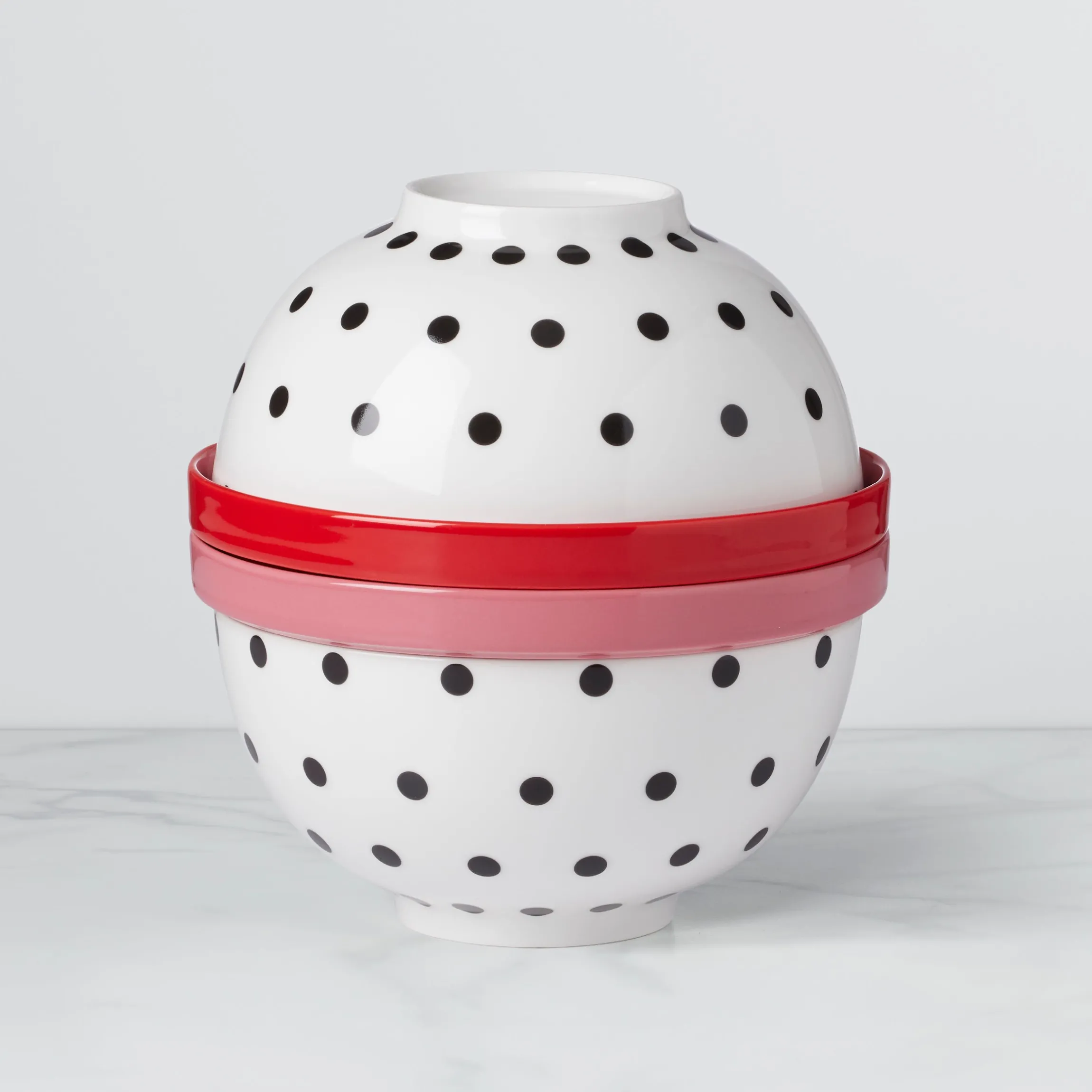 On The Spot 8-Piece Nesting Dinnerware Set