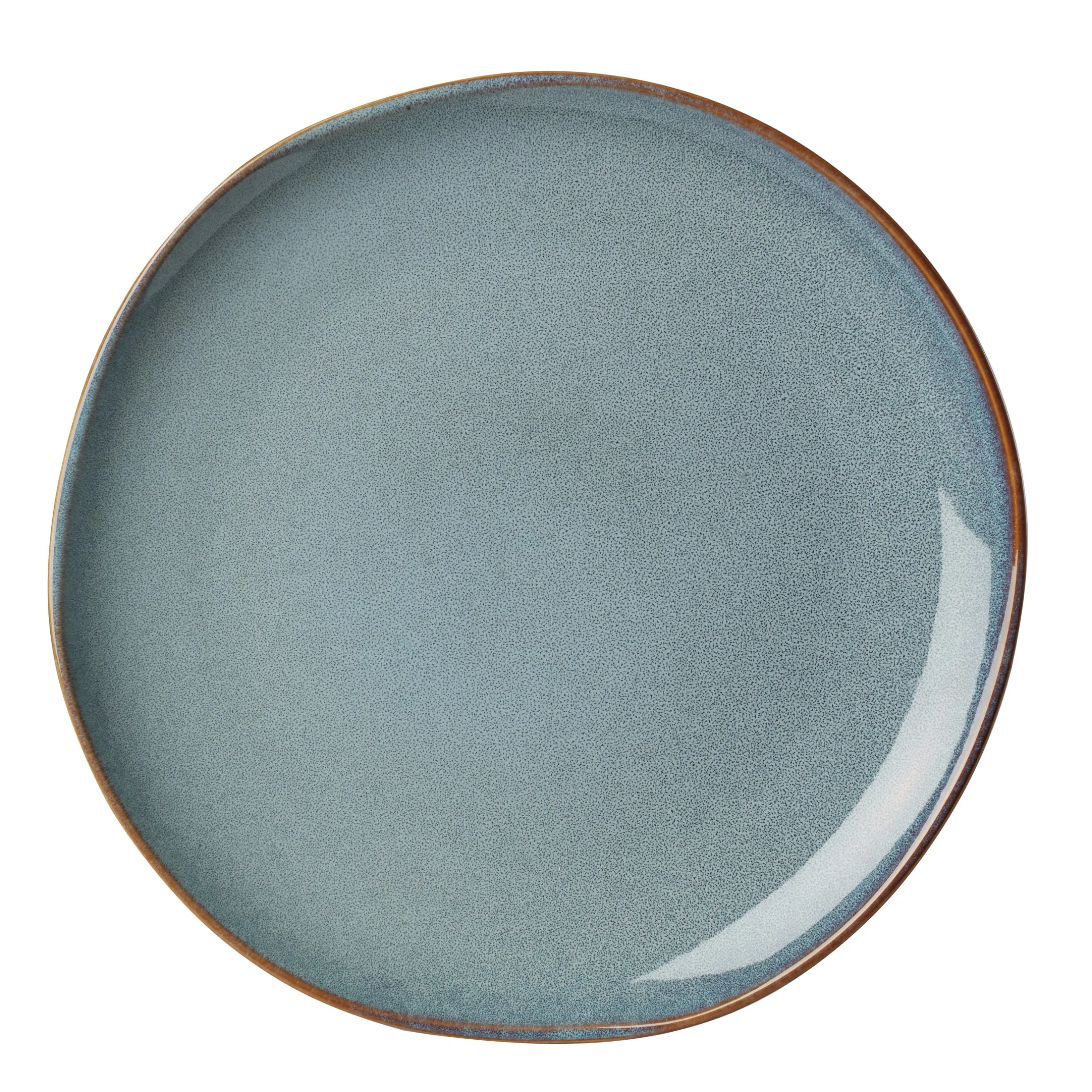 Organic Shades Blue 12-Piece Dinnerware Set