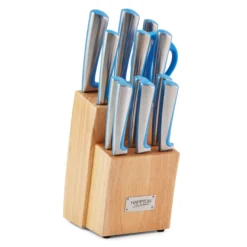 Orion Blue 14-Piece Cutlery Block Set