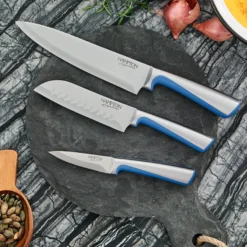 Orion Blue 14-Piece Cutlery Block Set