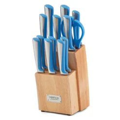 Orion Blue 14-Piece Cutlery Block Set