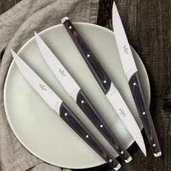 Pakkawood Steak Knives, Set of 4