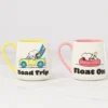 Peanuts Mugs Road Trip-Float On, Set of 2