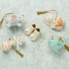 Personalized Baby's 1st Christmas Cuddles & Hugs Teddy Bear Ornament