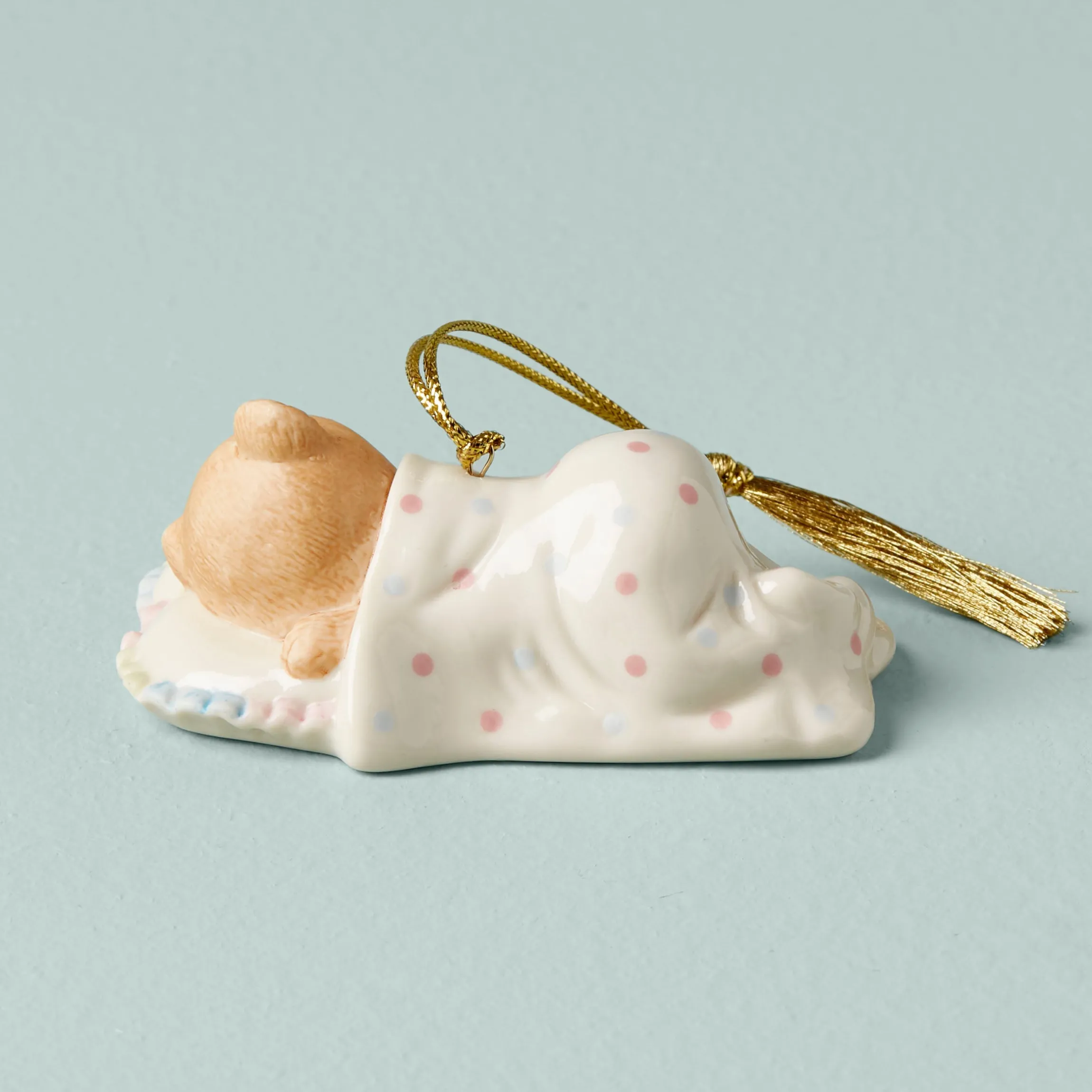 Personalized Baby's 1st Christmas Cuddles & Hugs Teddy Bear Ornament
