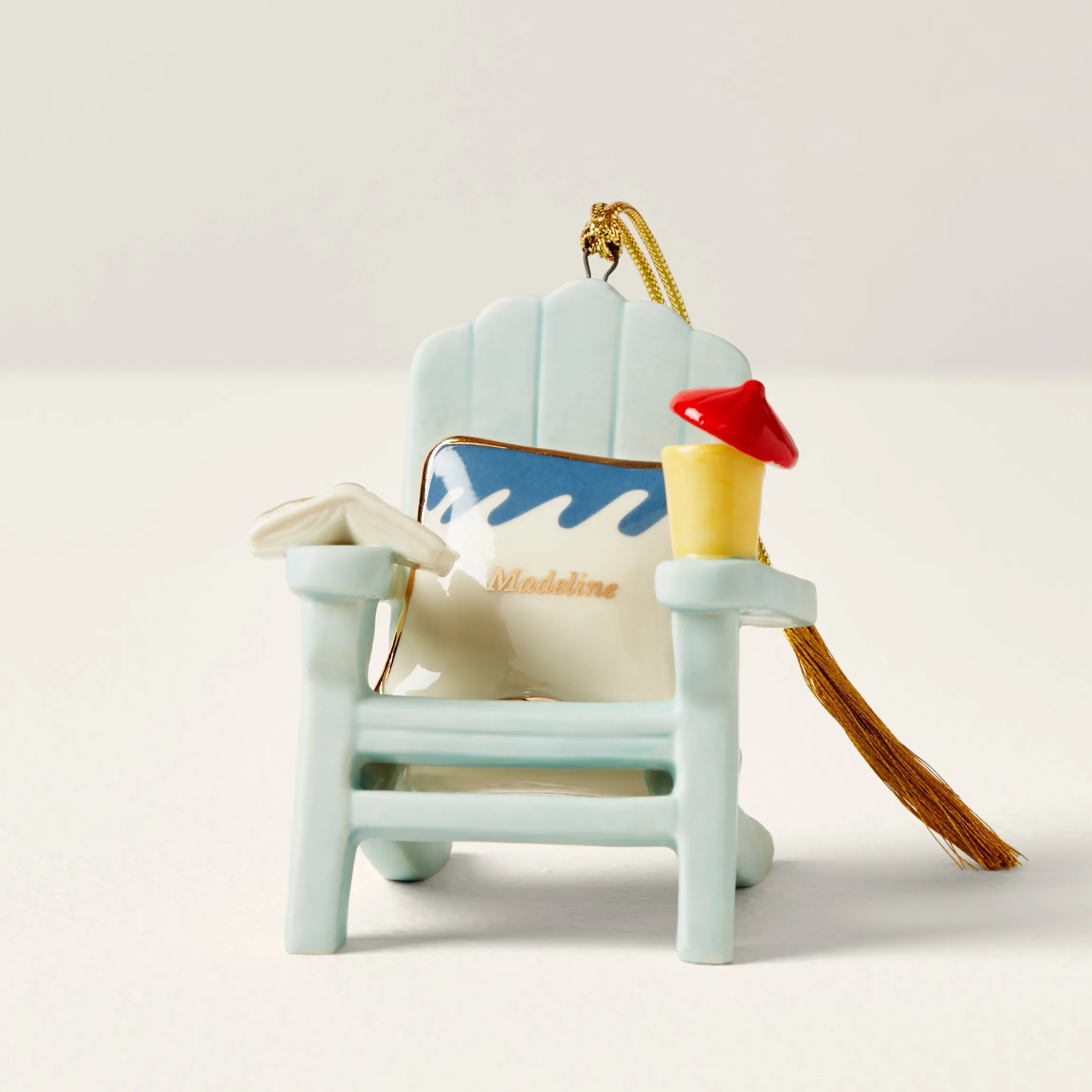 Personalized Beach Chair Ornament