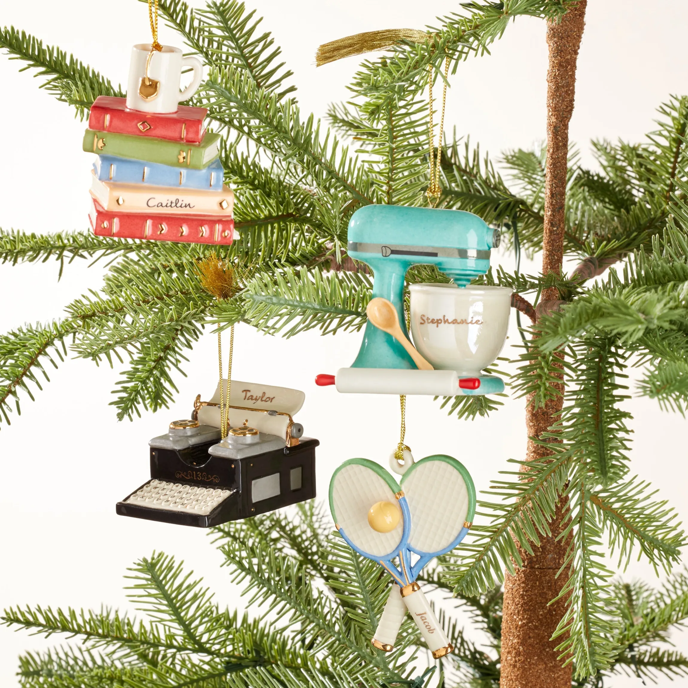 Personalized Bookworm Ornament