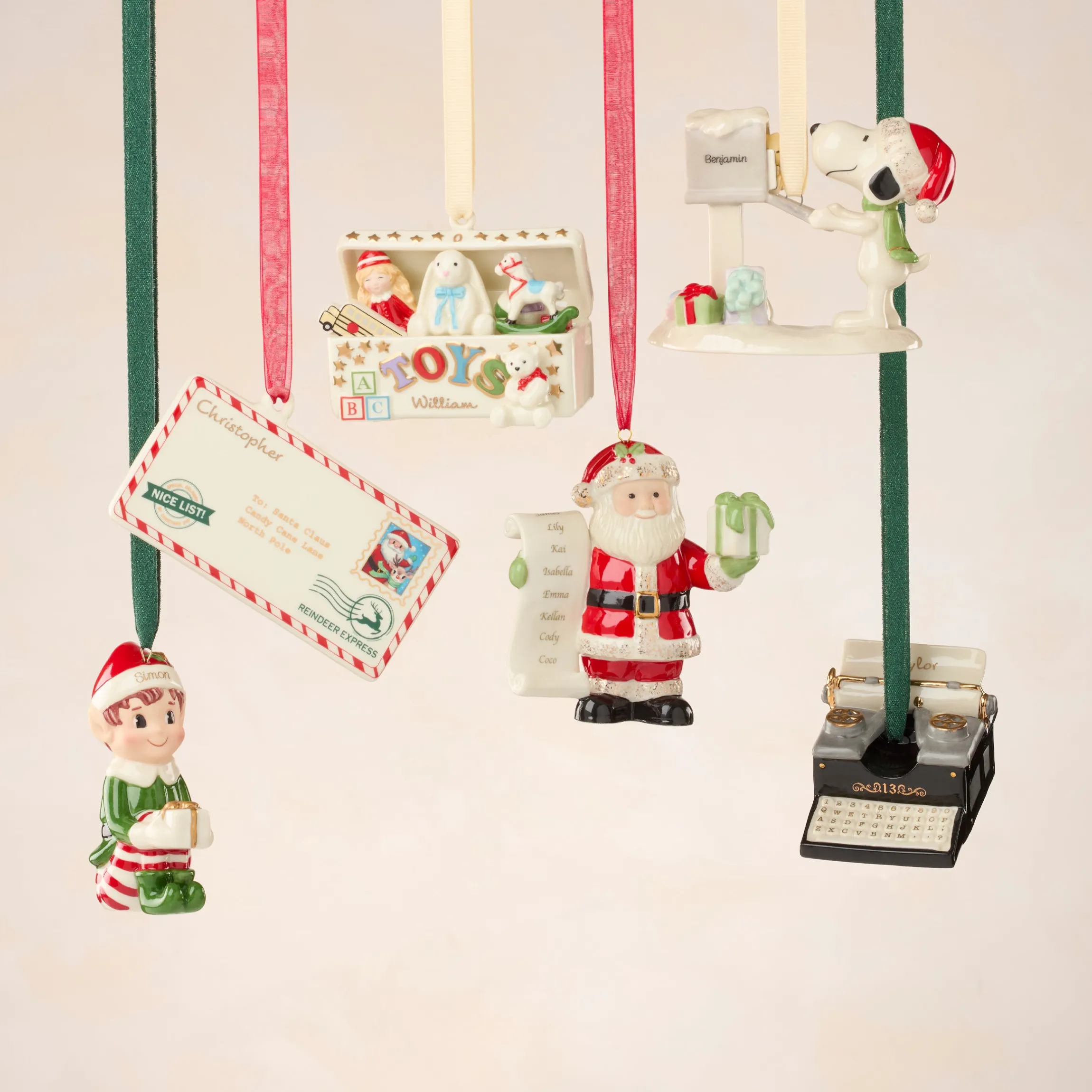 Personalized Christmas Elf Ornament