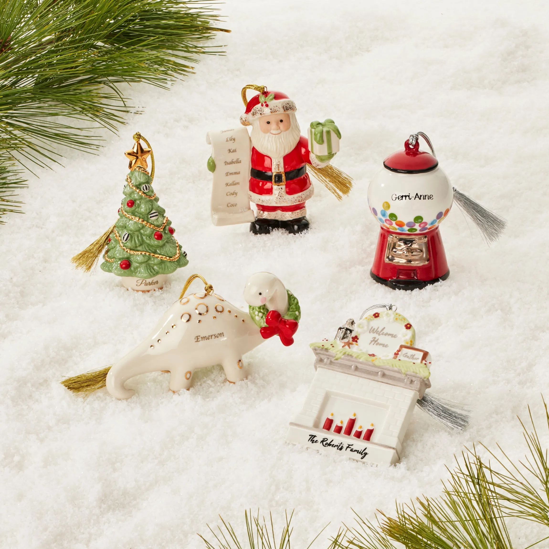 Personalized Dinosaur Ornament