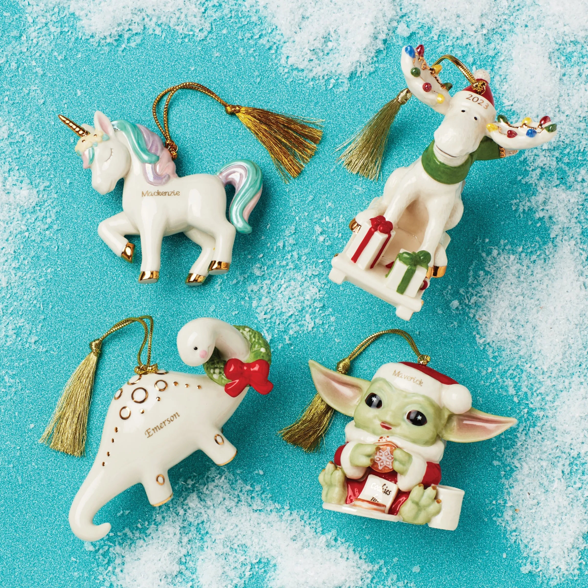 Personalized Dinosaur Ornament