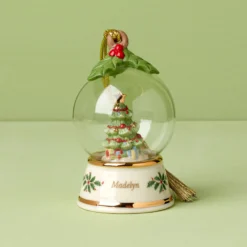 Personalized Globe Tree Ornament